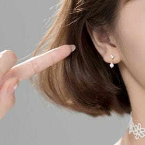 Khuyên tai bạc Le'Mare Jewelry G7118 Khuyên tai bạc Le'Mare Jewelry G7118 Le'mare Jewelry LMJ