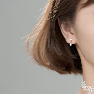 Khuyên tai bạc Le'Mare Jewelry G7118 Khuyên tai bạc Le'Mare Jewelry G7118 Le'mare Jewelry LMJ