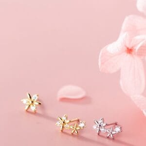 Khuyên tai bạc Le'Mare Jewelry G6378 Khuyên tai bạc Le'Mare Jewelry G6378 Le'mare Jewelry LMJ