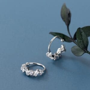 Khuyên tai bạc Le'Mare Jewelry G5419 Khuyên tai bạc Le'Mare Jewelry G5419 Le'mare Jewelry LMJ