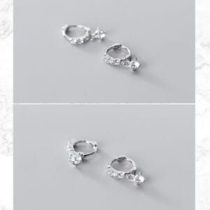 Khuyên tai bạc Le'Mare Jewelry G0733 Khuyên tai bạc Le'Mare Jewelry G0733 Le'mare Jewelry LMJ