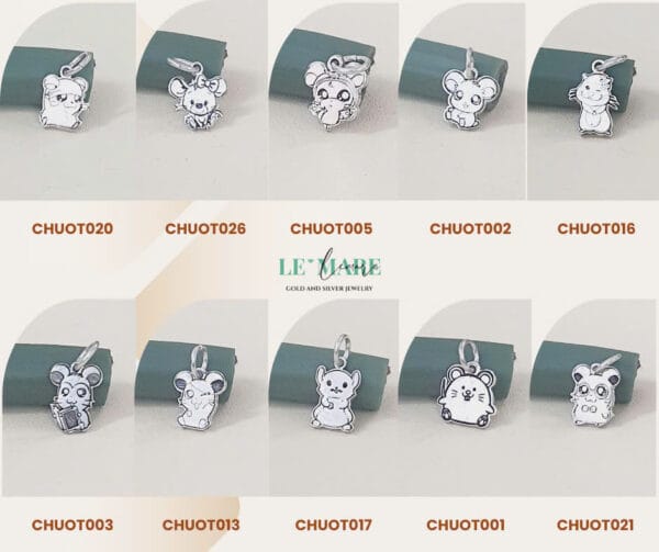 CHARM BẠC 2D THIẾT KẾ CÙNG TÊN BÉ - PHỤ KIỆN CHỌN THÊM mix cùng trang sức bạc ta Le'Mare Jewelry - Hình ảnh 6