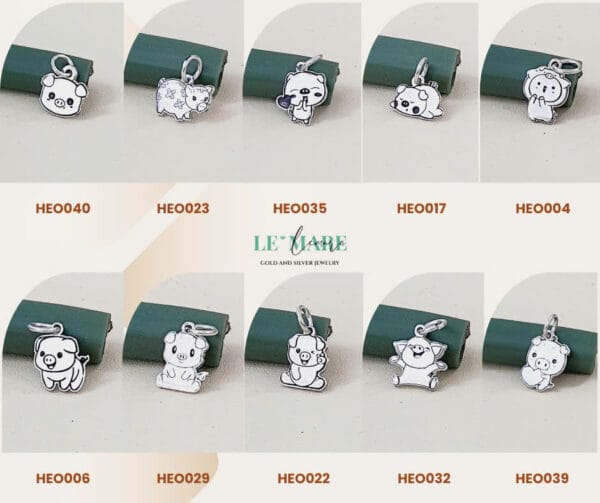 CHARM BẠC 2D THIẾT KẾ CÙNG TÊN BÉ - PHỤ KIỆN CHỌN THÊM mix cùng trang sức bạc ta Le'Mare Jewelry - Hình ảnh 10