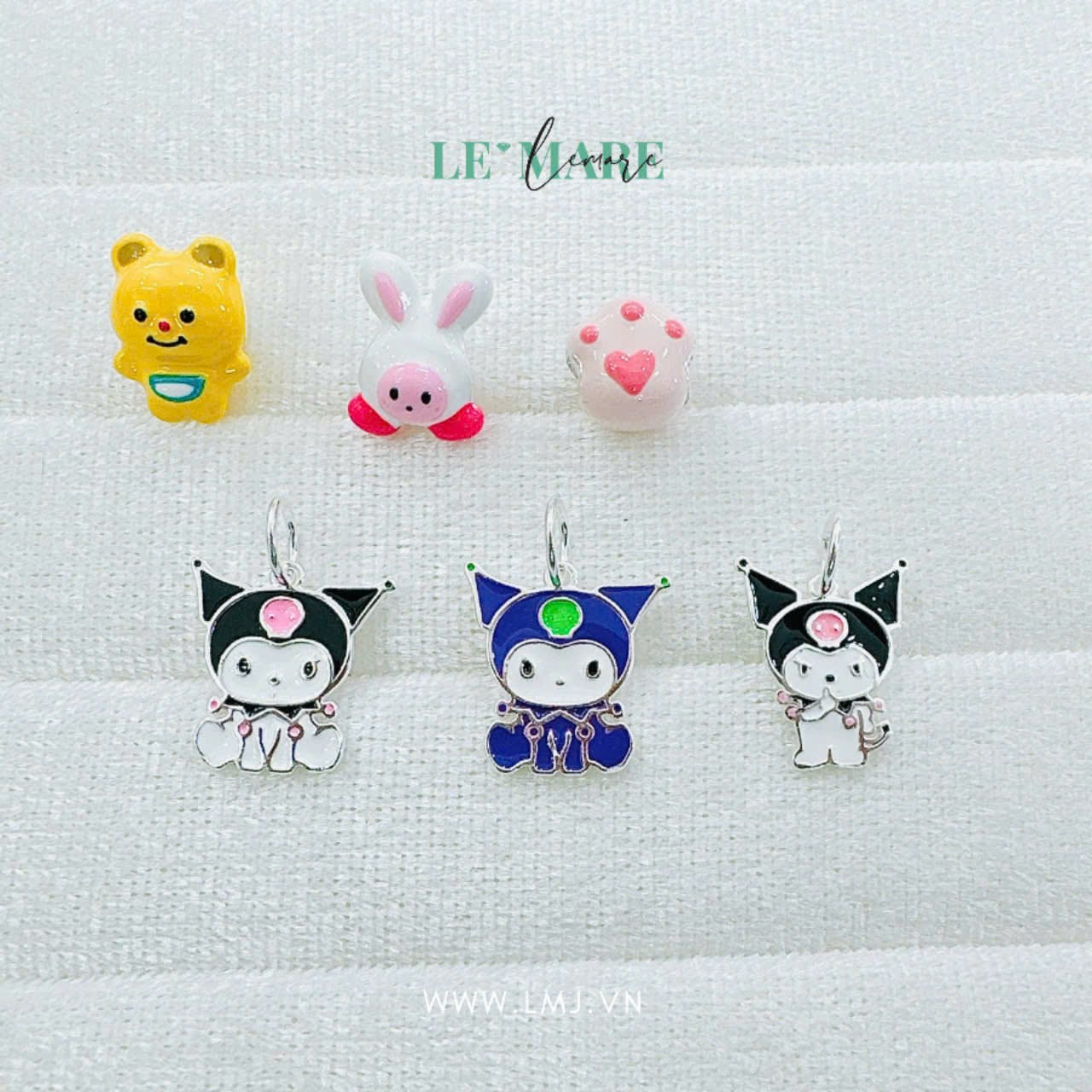 Dây chuyền bạc ta mặt Kuromi sắc màu Le'Mare Jewelry làm quà thôi nôi, đầy tháng, sinh nhật … - Dây Chuyền Bạc Trẻ Em Dây chuyền bạc ta mặt Kuromi sắc màu Le'Mare Jewelry làm quà thôi nôi, đầy tháng, sinh nhật … - Dây Chuyền Bạc Trẻ Em Le'mare Jewelry LMJ