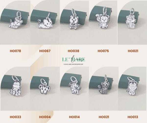 CHARM BẠC 2D THIẾT KẾ CÙNG TÊN BÉ - PHỤ KIỆN CHỌN THÊM mix cùng trang sức bạc ta Le'Mare Jewelry - Hình ảnh 7