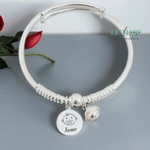 VS bạc ta mix charm khắc tên và chuông Le'Mare Jewelry VS bạc ta mix charm khắc tên và chuông Le'Mare Jewelry Le'mare Jewelry LMJ