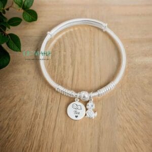 VS bạc ta mix charm khắc tên và chuông Le'Mare Jewelry VS bạc ta mix charm khắc tên và chuông Le'Mare Jewelry Le'mare Jewelry LMJ