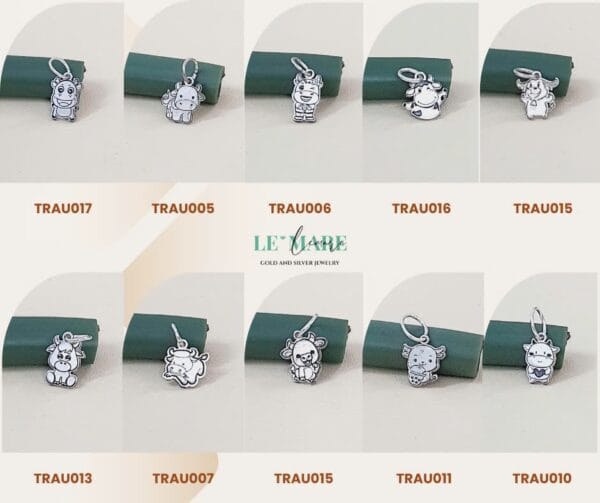 CHARM BẠC 2D THIẾT KẾ CÙNG TÊN BÉ - PHỤ KIỆN CHỌN THÊM mix cùng trang sức bạc ta Le'Mare Jewelry - Hình ảnh 12