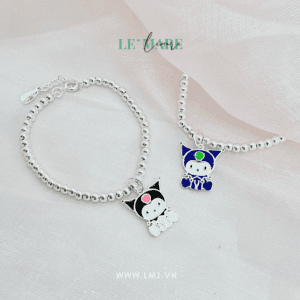 Lắc bi bạc mix charm sắc màu Le'Mare Jewelry Lắc bi bạc mix charm sắc màu Le'Mare Jewelry Le'mare Jewelry LMJ
