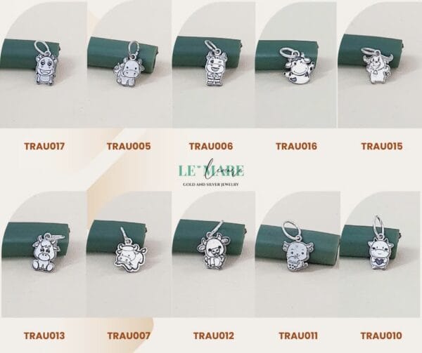 CHARM BẠC 2D THIẾT KẾ CÙNG TÊN BÉ - PHỤ KIỆN CHỌN THÊM mix cùng trang sức bạc ta Le'Mare Jewelry - Hình ảnh 11