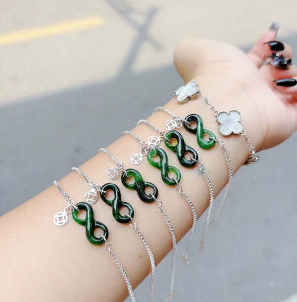 Vòng tay bạc mặt cẩm thạch Như ý nguyện Le'Mare Jewelry – Gợi ý món quà độc đáo và ý nghĩa dành tặng người phụ nữ trân quý trong các dịp kỷ niệm, ngày lễ 20/10, 8/3... - Hình ảnh 2