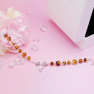 Vòng tay đá hổ phách thiên nhiên mix charm hồ ly bạc Le'Mare Jewelry – Gợi ý món quà độc đáo và ý nghĩa dành tặng người phụ nữ trân quý trong các dịp kỷ niệm, ngày lễ ...