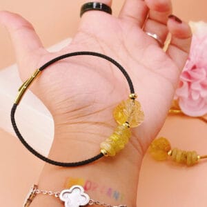 Vòng tay dây cáp mix ngũ điếu và hồ ly thạch anh tóc vàng Le'Mare Jewelry – Gợi ý món quà độc đáo và ý nghĩa dành tặng người phụ nữ trân quý trong các dịp kỷ niệm, ngày lễ 20/10, 8/3... Vòng tay dây cáp mix ngũ điếu và hồ ly thạch anh tóc vàng Le'Mare Jewelry – Gợi ý món quà độc đáo và ý nghĩa dành tặng người phụ nữ trân quý trong các dịp kỷ niệm, ngày lễ 20/10, 8/3... Le'mare Jewelry LMJ