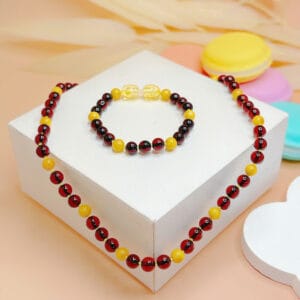 Bộ dây chuyền và lắc tay hổ phách cánh gián mix hổ phách mật lạp Le'Mare Jewelry - món quà ý nghĩa dành cho bé yêu các dịp thôi nôi, đầy tháng, sinh nhật và các ngày kỷ niệm đặc biệt ... Bộ dây chuyền và lắc tay hổ phách cánh gián mix hổ phách mật lạp Le'Mare Jewelry - món quà ý nghĩa dành cho bé yêu các dịp thôi nôi, đầy tháng, sinh nhật và các ngày kỷ niệm đặc biệt ... Le'mare Jewelry LMJ