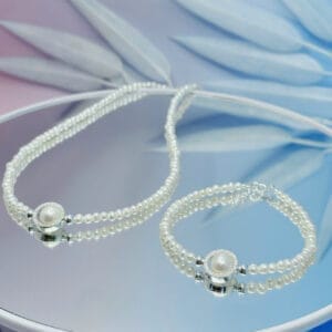 Set ngọc trai nhí mix charm tròn đá Le'Mare Jewelry – Gợi ý món quà sang trọng và độc đáo dành tặng người phụ nữ trân quý Set ngọc trai nhí mix charm tròn đá Le'Mare Jewelry – Gợi ý món quà sang trọng và độc đáo dành tặng người phụ nữ trân quý Le'mare Jewelry LMJ