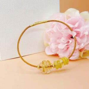 Vòng tay dây cáp bánh xe mix cỏ 4 lá thạch anh tóc vàng Le'Mare Jewelry – Gợi ý món quà độc đáo và ý nghĩa dành tặng người phụ nữ trân quý trong các dịp kỷ niệm, ngày lễ 20/10, 8/3... Vòng tay dây cáp bánh xe mix cỏ 4 lá thạch anh tóc vàng Le'Mare Jewelry – Gợi ý món quà độc đáo và ý nghĩa dành tặng người phụ nữ trân quý trong các dịp kỷ niệm, ngày lễ 20/10, 8/3... Le'mare Jewelry LMJ