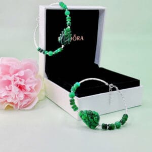Vòng tay hồ ly chúa cẩm thạch mix charm bạc Le'Mare Jewelry – Gợi ý món quà độc đáo và ý nghĩa dành tặng người phụ nữ trân quý trong các dịp kỷ niệm, ngày lễ ... Vòng tay hồ ly chúa cẩm thạch mix charm bạc Le'Mare Jewelry – Gợi ý món quà độc đáo và ý nghĩa dành tặng người phụ nữ trân quý trong các dịp kỷ niệm, ngày lễ ... Le'mare Jewelry LMJ