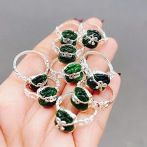 Nhẫn đai kim tiền túi tiền mắt hổ xanh bọc bạc Le'Mare Jewelry – Gợi ý món quà độc đáo và ý nghĩa dành tặng người phụ nữ trân quý trong các dịp kỷ niệm, ngày lễ 20/10, 8/3...