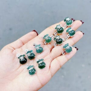 Nhẫn đai kim tiền túi tiền lam ngọc bọc bạc Le'Mare Jewelry – Gợi ý món quà độc đáo và ý nghĩa dành tặng người phụ nữ trân quý trong các dịp kỷ niệm, ngày lễ 20/10, 8/3... Le'mare Jewelry LMJ