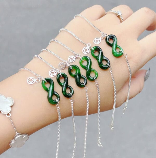 Vòng tay bạc mặt cẩm thạch Như ý nguyện Le'Mare Jewelry – Gợi ý món quà độc đáo và ý nghĩa dành tặng người phụ nữ trân quý trong các dịp kỷ niệm, ngày lễ 20/10, 8/3... - Hình ảnh 3