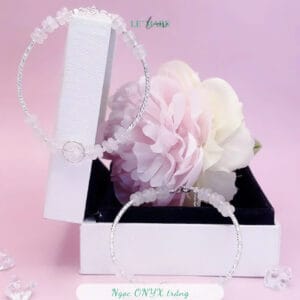 Vòng tay ngọc onyx trắng mix ống bạc phay Le'Mare Jewelry – Gợi ý món quà độc đáo và ý nghĩa dành tặng người phụ nữ trân quý trong các dịp kỷ niệm, ngày lễ 20/10, 8/3... Vòng tay ngọc onyx trắng mix ống bạc phay Le'Mare Jewelry – Gợi ý món quà độc đáo và ý nghĩa dành tặng người phụ nữ trân quý trong các dịp kỷ niệm, ngày lễ 20/10, 8/3... Le'mare Jewelry LMJ