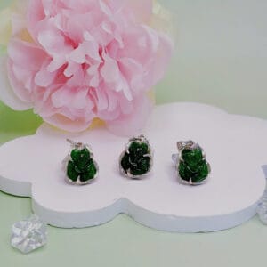 Mặt dây chuyền hồ ly cẩm thạch bọc bạc Le'Mare Jewelry – Gợi ý món quà độc đáo và ý nghĩa dành tặng người phụ nữ trân quý trong các dịp kỷ niệm, ngày lễ 20/10, 8/3...