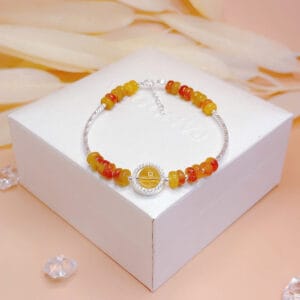 Vòng tay ống bạc bánh xe lam ngọc huyết Le'Mare Jewelry – Gợi ý món quà độc đáo và ý nghĩa dành tặng người phụ nữ trân quý trong các dịp kỷ niệm, ngày lễ 20/10, 8/3...