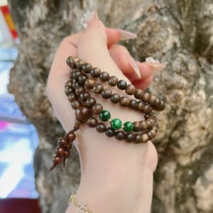 Chuỗi hạt trầm hương tốc 108 hạt mix ngọc jade xanh Le'Mare Jewelry – Gợi ý món quà độc đáo và ý nghĩa dành tặng người phụ nữ trân quý trong các dịp kỷ niệm, ngày lễ 20/10, 8/3... Chuỗi hạt trầm hương tốc 108 hạt mix ngọc jade xanh Le'Mare Jewelry – Gợi ý món quà độc đáo và ý nghĩa dành tặng người phụ nữ trân quý trong các dịp kỷ niệm, ngày lễ 20/10, 8/3... Le'mare Jewelry LMJ