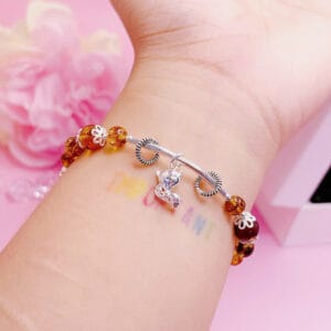 Vòng tay đá hổ phách thiên nhiên mix charm hồ ly bạc Le'Mare Jewelry – Gợi ý món quà độc đáo và ý nghĩa dành tặng người phụ nữ trân quý trong các dịp kỷ niệm, ngày lễ ... Vòng tay đá hổ phách thiên nhiên mix charm hồ ly bạc Le'Mare Jewelry – Gợi ý món quà độc đáo và ý nghĩa dành tặng người phụ nữ trân quý trong các dịp kỷ niệm, ngày lễ ... Le'mare Jewelry LMJ