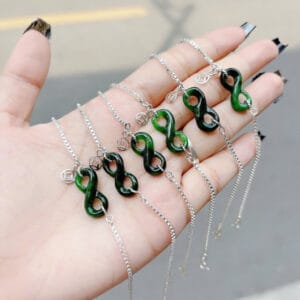 Vòng tay bạc mặt cẩm thạch Như ý nguyện Le'Mare Jewelry – Gợi ý món quà độc đáo và ý nghĩa dành tặng người phụ nữ trân quý trong các dịp kỷ niệm, ngày lễ 20/10, 8/3...