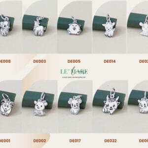 CHARM BẠC 2D THIẾT KẾ CÙNG TÊN BÉ - PHỤ KIỆN CHỌN THÊM mix cùng trang sức bạc ta Le'Mare Jewelry CHARM BẠC 2D THIẾT KẾ CÙNG TÊN BÉ - PHỤ KIỆN CHỌN THÊM mix cùng trang sức bạc ta Le'Mare Jewelry Le'mare Jewelry LMJ