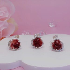 Mặt dây chuyền hồ ly thạch anh tóc đỏ bọc bạc Le'Mare Jewelry – Gợi ý món quà độc đáo và ý nghĩa dành tặng người phụ nữ trân quý trong các dịp kỷ niệm, ngày lễ 20/10, 8/3...