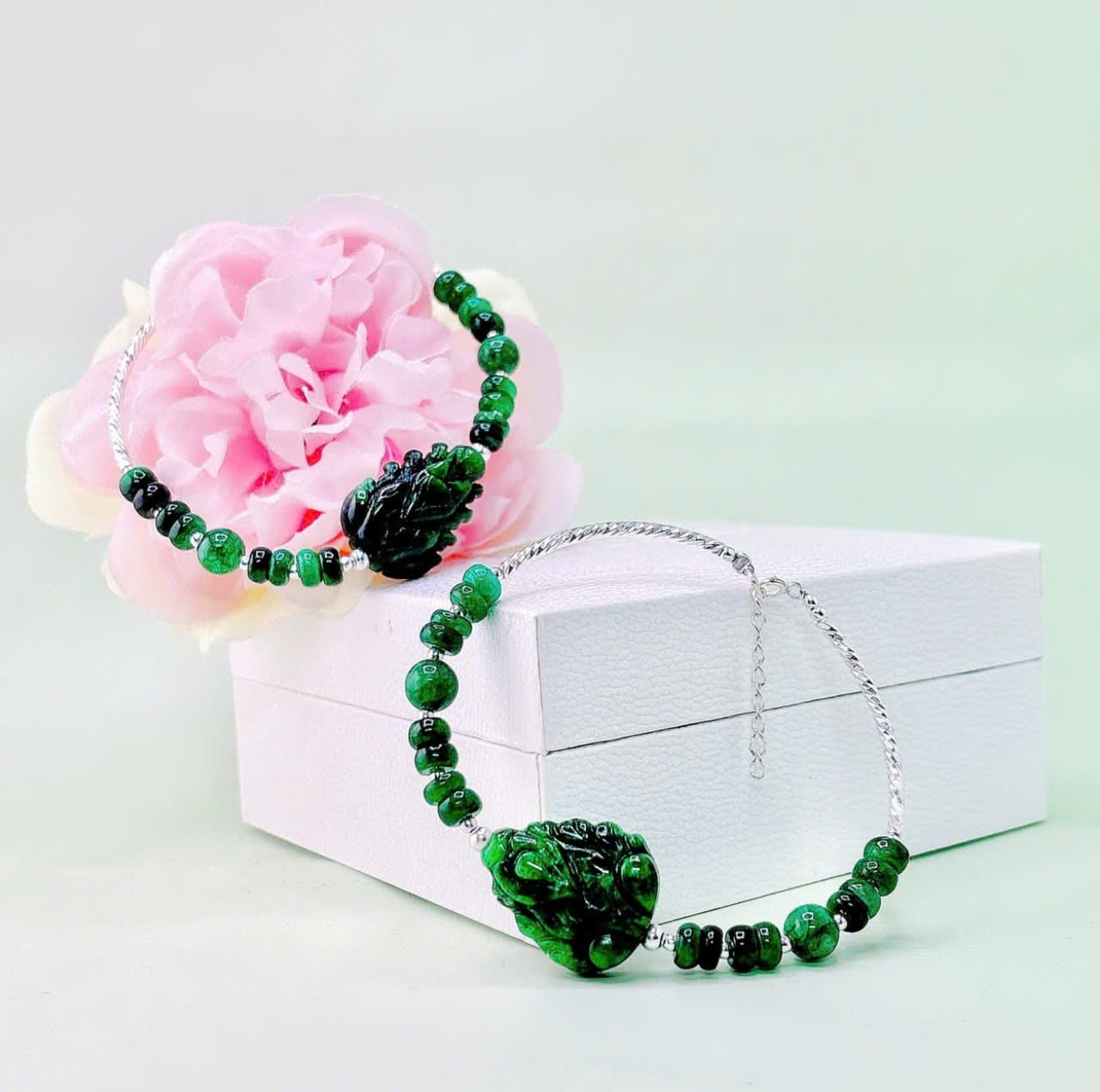 Vòng tay hồ ly chúa cẩm thạch mix charm bạc Le'Mare Jewelry – Gợi ý món quà độc đáo và ý nghĩa dành tặng người phụ nữ trân quý trong các dịp kỷ niệm, ngày lễ ... Vòng tay hồ ly chúa cẩm thạch mix charm bạc Le'Mare Jewelry – Gợi ý món quà độc đáo và ý nghĩa dành tặng người phụ nữ trân quý trong các dịp kỷ niệm, ngày lễ ... Le'mare Jewelry LMJ