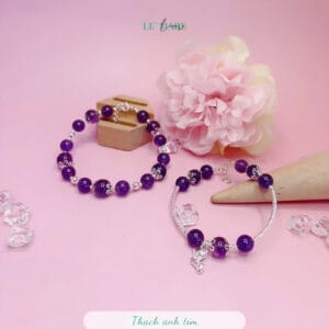 Vòng tay thạch anh tím mix charm hồ ly bạc ta Le'Mare Jewelry – Gợi ý món quà độc đáo và ý nghĩa dành tặng người phụ nữ trân quý trong các dịp kỷ niệm, ngày lễ 20/10, 8/3.. Vòng tay thạch anh tím mix charm hồ ly bạc ta Le'Mare Jewelry – Gợi ý món quà độc đáo và ý nghĩa dành tặng người phụ nữ trân quý trong các dịp kỷ niệm, ngày lễ 20/10, 8/3.. Le'mare Jewelry LMJ