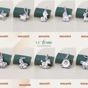 CHARM BẠC 2D THIẾT KẾ CÙNG TÊN BÉ - PHỤ KIỆN CHỌN THÊM mix cùng trang sức bạc ta Le'Mare Jewelry CHARM BẠC 2D THIẾT KẾ CÙNG TÊN BÉ - PHỤ KIỆN CHỌN THÊM mix cùng trang sức bạc ta Le'Mare Jewelry Le'mare Jewelry LMJ