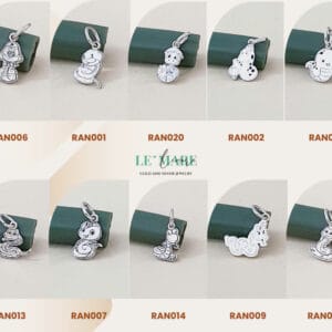 CHARM BẠC 2D THIẾT KẾ CÙNG TÊN BÉ - PHỤ KIỆN CHỌN THÊM mix cùng trang sức bạc ta Le'Mare Jewelry CHARM BẠC 2D THIẾT KẾ CÙNG TÊN BÉ - PHỤ KIỆN CHỌN THÊM mix cùng trang sức bạc ta Le'Mare Jewelry Le'mare Jewelry LMJ
