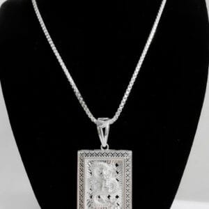 Dây chuyền bạc nam hộp mặt khảm rồng kim tiền D015 Le'Mare Jewelry – Gợi ý món quà độc đáo và ý nghĩa dành tặng nam giới trong các dịp sinh nhật, ngày kỷ niệm, lễ tết, giáng sinh - năm mới....