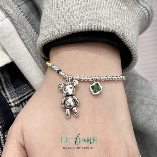 Set trang sức bạc Rainbow Bear Le'Mare Jewelry – Gợi ý món quà độc đáo và ý nghĩa trong các dịp sinh nhật, ngày kỷ niệm, lễ tết, giáng sinh - năm mới.... - Hình ảnh 8