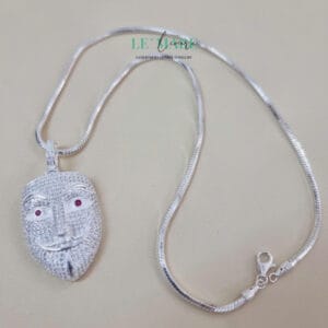 Dây chuyền bạc nam sợi nhuyễn cạnh LM003 Le'Mare Jewelry – Gợi ý món quà độc đáo và ý nghĩa dành tặng nam giới trong các dịp sinh nhật, ngày kỷ niệm, lễ tết, giáng sinh - năm mới.... Le'mare Jewelry LMJ