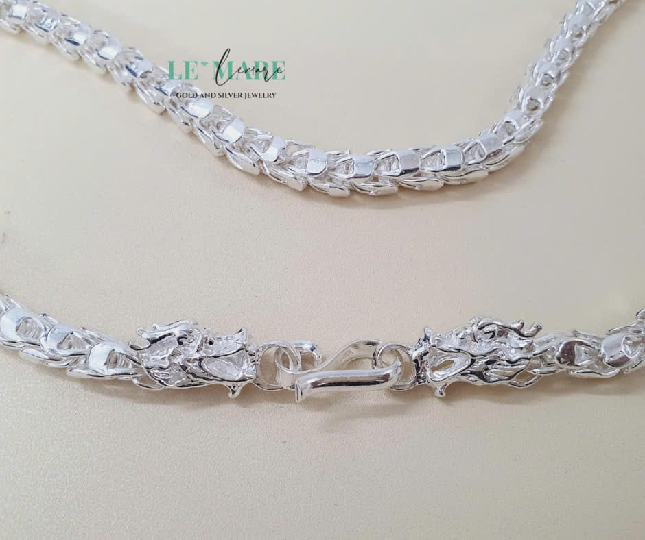 Dây chuyền bạc nam vảy rồng bản lớn LM014 Le'Mare Jewelry – Gợi ý món quà độc đáo và ý nghĩa dành tặng nam giới trong các dịp sinh nhật, ngày kỷ niệm, lễ tết, giáng sinh - năm mới.... Dây chuyền bạc nam vảy rồng bản lớn LM014 Le'Mare Jewelry – Gợi ý món quà độc đáo và ý nghĩa dành tặng nam giới trong các dịp sinh nhật, ngày kỷ niệm, lễ tết, giáng sinh - năm mới.... Le'mare Jewelry LMJ