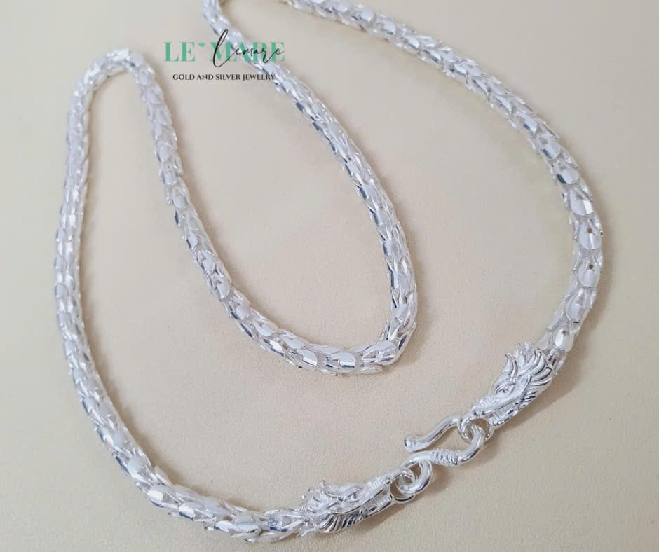 Dây chuyền bạc nam vảy rồng bản vừa LM011 Le'Mare Jewelry – Gợi ý món quà độc đáo và ý nghĩa dành tặng nam giới trong các dịp sinh nhật, ngày kỷ niệm, lễ tết, giáng sinh - năm mới.... Dây chuyền bạc nam vảy rồng bản vừa LM011 Le'Mare Jewelry – Gợi ý món quà độc đáo và ý nghĩa dành tặng nam giới trong các dịp sinh nhật, ngày kỷ niệm, lễ tết, giáng sinh - năm mới.... Le'mare Jewelry LMJ