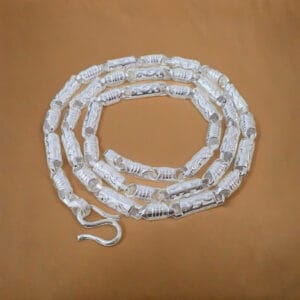 Dây chuyền bạc nam ống khảm hoa văn cổ LM008 Le'Mare Jewelry – Gợi ý món quà độc đáo và ý nghĩa dành tặng nam giới trong các dịp sinh nhật, ngày kỷ niệm, lễ tết, giáng sinh - năm mới....