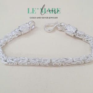 Lắc tay nam vòng xoắn tết kết hợp 2 đầu tròn đặc M007 Le'Mare Jewelry – Gợi ý món quà độc đáo và ý nghĩa dành tặng nam giới trong các dịp sinh nhật, ngày kỷ niệm, lễ tết, giáng sinh - năm mới.... Le'mare Jewelry LMJ