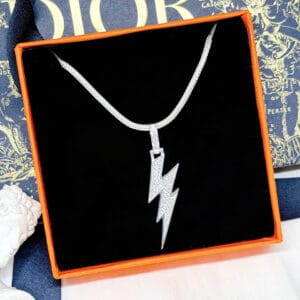 Dây chuyền bạc nam dây nhuyễn mặt tia sét D018 Le'Mare Jewelry – Gợi ý món quà độc đáo và ý nghĩa dành tặng nam giới trong các dịp sinh nhật, ngày kỷ niệm, lễ tết, giáng sinh - năm mới....