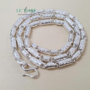 Dây chuyền bạc nam ống khảm hoa văn cổ LM008 Le'Mare Jewelry – Gợi ý món quà độc đáo và ý nghĩa dành tặng nam giới trong các dịp sinh nhật, ngày kỷ niệm, lễ tết, giáng sinh - năm mới.... Dây chuyền bạc nam ống khảm hoa văn cổ LM008 Le'Mare Jewelry – Gợi ý món quà độc đáo và ý nghĩa dành tặng nam giới trong các dịp sinh nhật, ngày kỷ niệm, lễ tết, giáng sinh - năm mới.... Le'mare Jewelry LMJ