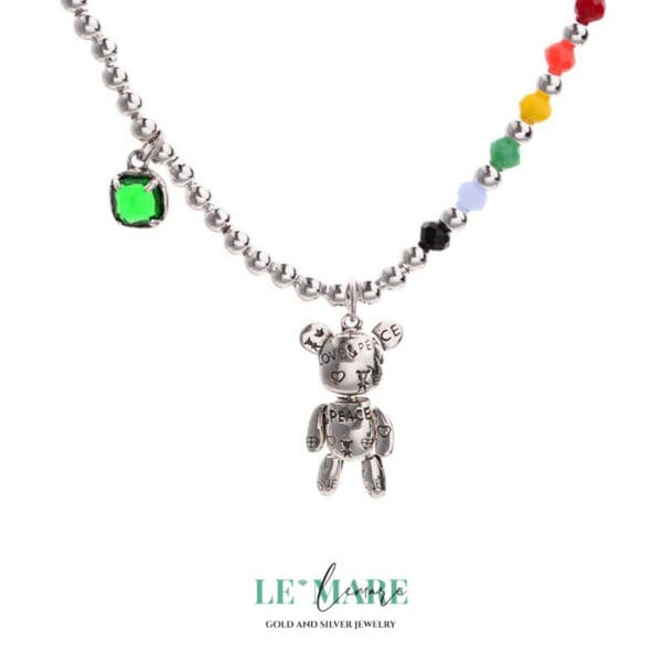 Set trang sức bạc Rainbow Bear Le'Mare Jewelry – Gợi ý món quà độc đáo và ý nghĩa trong các dịp sinh nhật, ngày kỷ niệm, lễ tết, giáng sinh - năm mới.... - Hình ảnh 6