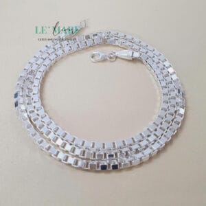 Dây chuyền bạc nam hộp bản 3mm LM006 Le'Mare Jewelry – Gợi ý món quà độc đáo và ý nghĩa dành tặng nam giới trong các dịp sinh nhật, ngày kỷ niệm, lễ tết, giáng sinh - năm mới.... Le'mare Jewelry LMJ