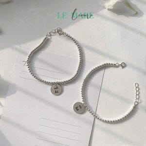 Lắc bi bạc mix charm khắc tên Le'Mare Jewelry - món quà ý nghĩa dành cho bé yêu các dịp thôi nôi, đầy tháng, sinh nhật và các ngày kỷ niệm đặc biệt … Le'mare Jewelry LMJ