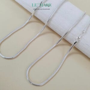 Dây chuyền bạc nam sợi nhuyễn LM002 Le'Mare Jewelry – Gợi ý món quà độc đáo và ý nghĩa dành tặng nam giới trong các dịp sinh nhật, ngày kỷ niệm, lễ tết, giáng sinh - năm mới.... Le'mare Jewelry LMJ