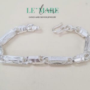 Lắc tay nam chuỗi ống hoạ tiết khối trống M018 Le'Mare Jewelry – Gợi ý món quà độc đáo và ý nghĩa dành tặng nam giới trong các dịp sinh nhật, ngày kỷ niệm, lễ tết, giáng sinh - năm mới...
